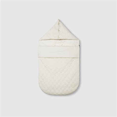 baby sleeping bag gucci|Baby padded GG cotton sleeping bag .